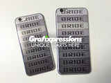 BRIDE Gradient iPhone Skin with Crystal Clear Case (for most models)