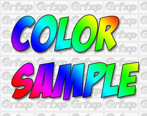 Vinyl Color Sample