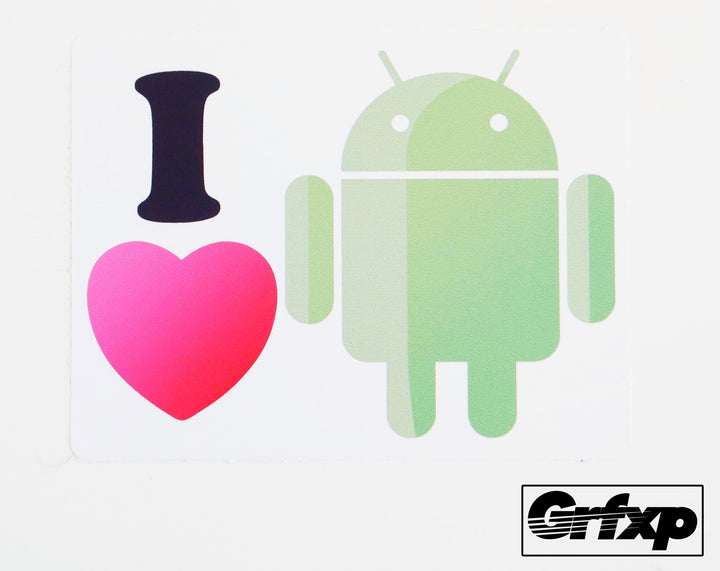 I Heart Android Limited Edition Vinyl Decal