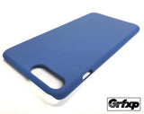 iPhone 7 Plus SoftGrip Case, Sandstone style case, ultra thin, cobalt blue 