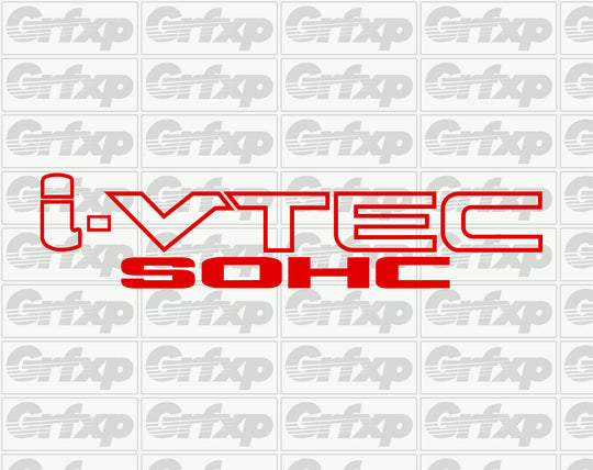 i-VTEC SOHC Side Panel Graphics (two pack)