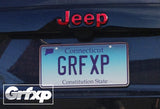 Jeep Grand Cherokee Color Changing Emblem Overlays, only from Grfxp!