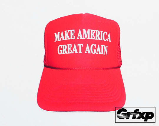Make America Great Again Hat Printed Sticker