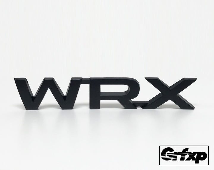 Black WRX Rear Emblem \ Grfxp