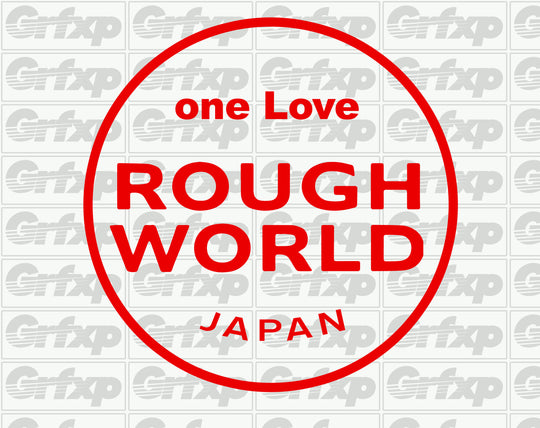 one Love Rough World Sticker