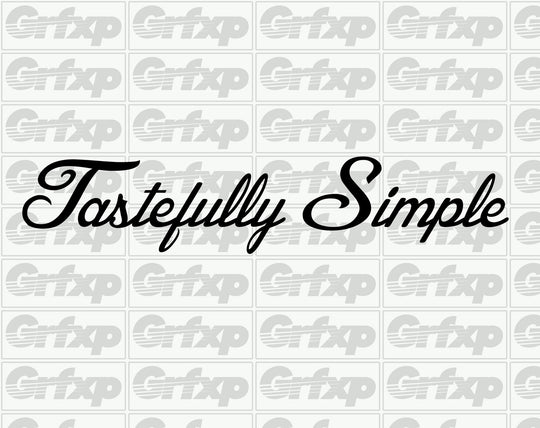 Tastefully Simple Sticker