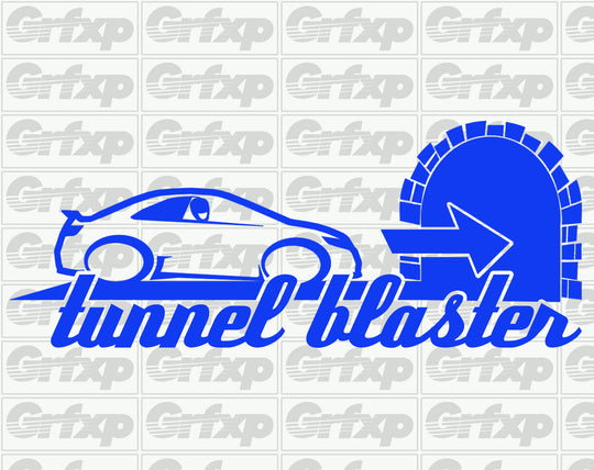 Tunnel Blaster Sticker