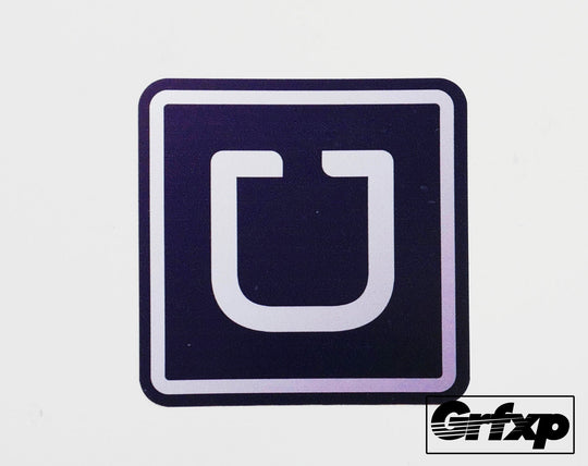 Uber Printed Sticker