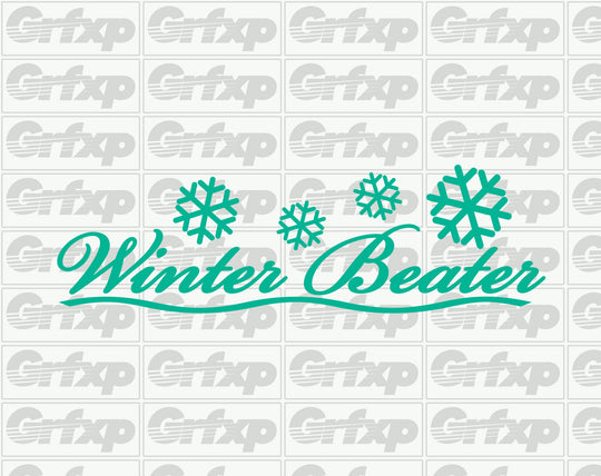 Winter Beater Sticker