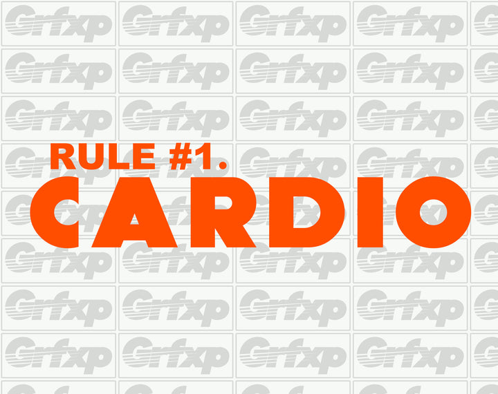 Zombieland Rule #1 - Cardio Sticker